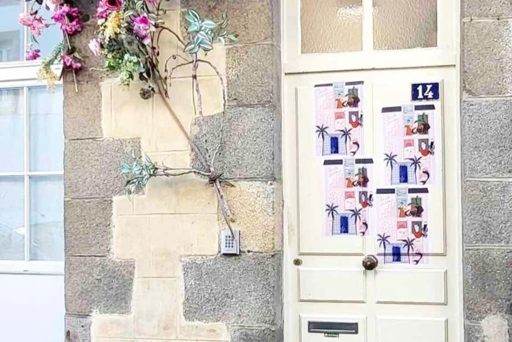 Appartement Frida - Plage 50M - Rue Gratuite Saint-Malo Bagian luar foto