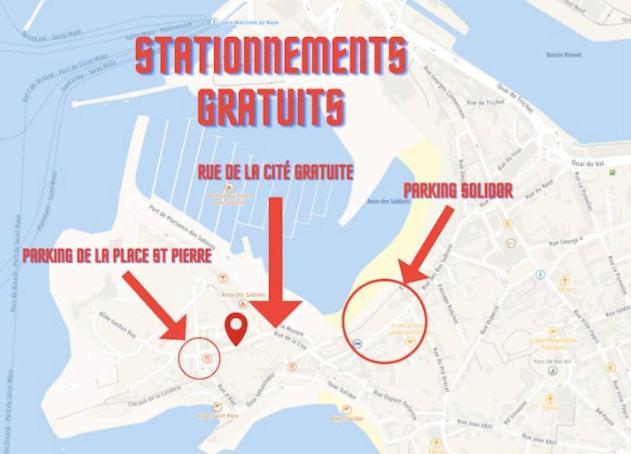 Appartement Frida - Plage 50M - Rue Gratuite Saint-Malo Bagian luar foto